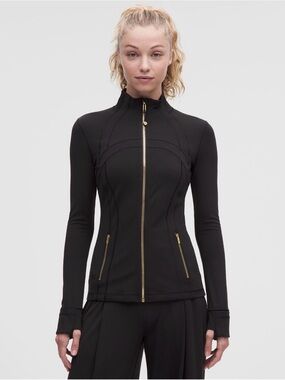 Lululemon Define Athletic Jacket with Gold Hardware